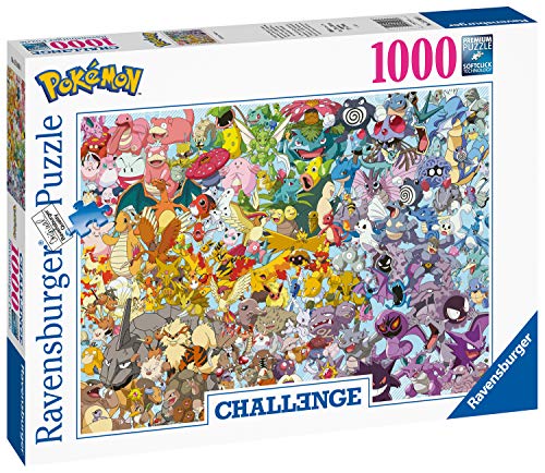 Ravensburger-Pokémon Challenge 1000 Teile Erwachsenenpuzzle Puzzle Piezas Fantasy, Color 1, 0 (15166)