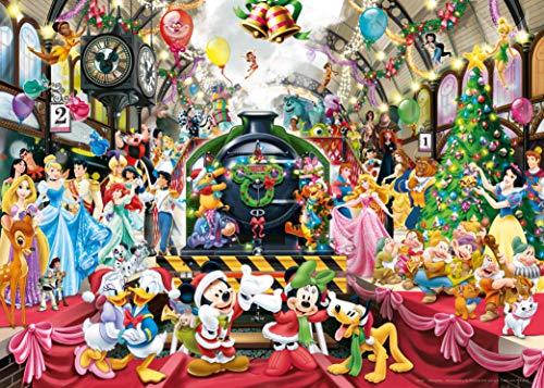 Ravensburger - Puzzle Navidad Disney, 1000 piezas, Disney (19553)