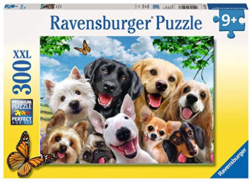 Ravensburger Puzzle Selfie de Perros - Puzzle 300 XXL, 300 piezas, para niños 9+ años (13228)