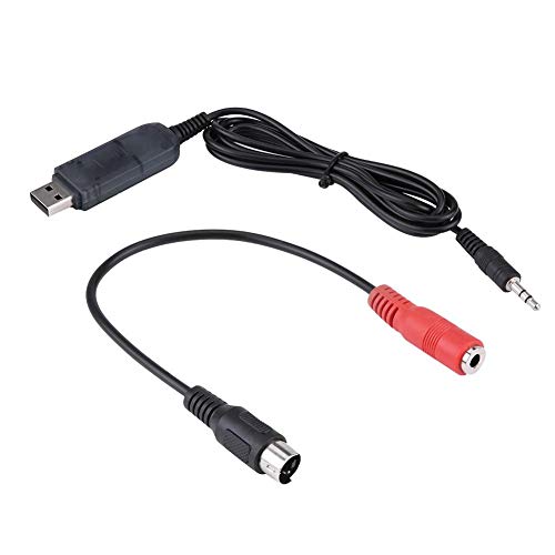 RC Cable USB del Transmisor & Cable de Conexi¨®n, Cable USB Dongle Set para 22 en 1 Simulador de Vuelo Quadcopter Control Remoto Transmisor