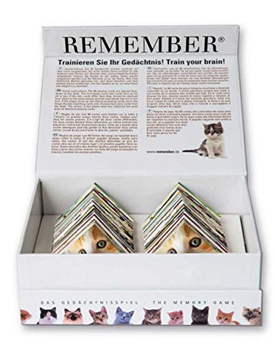 Remember MEM01 44 'Cats' en Caja magnética, Multicolor