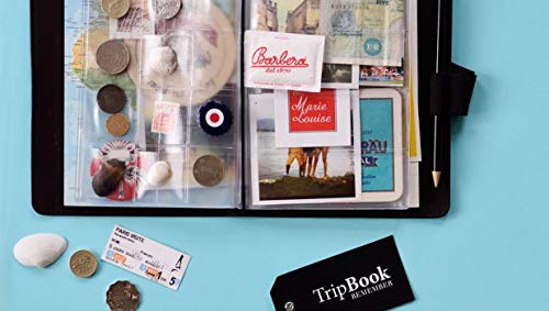 Remember TP16 TripBook Toledo | Con 64 compartimentos para coleccionar todo tipo de recuerdos y 80 hojas para escribir y recoradr tus experiencias | Medidas: 19,7x 15,7x 3cm 3cm | Multicolor