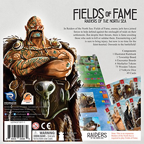 Renegade Game Studios Raiders of The North Sea: Fields of Fame RGS00588 - Juego de Mesa (en alemán)
