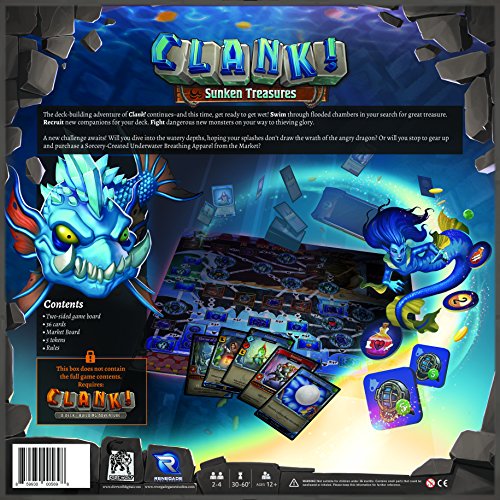 Renegade Game Studios rgs00569 – de Tablero Clank: Sunken Treasures
