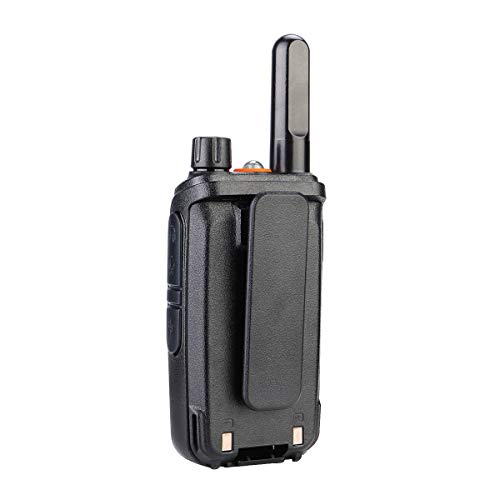 Retevis RB635 Walkie Talkies con Linterna, Radio Licencia Libre PMR446, Cable USB Largo Alcance Walkie-Talkies con VOX para Paseo Familiar, Camping(Negro, 2 Piezas)