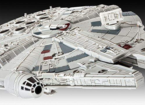 Revell Build & Play 06778 Millennium Falcon, 1:164 Star Wars Modellbausatz für Einsteiger zum Stecken und Spielen, Mehrfarbig