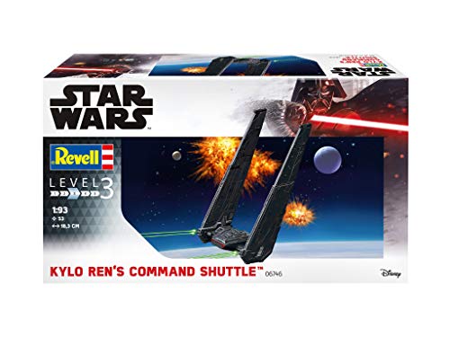 Revell-Kylo Ren's Command Shuttle, Escala 1:93 REN Kit de Modelos de plástico, Multicolor, 1/93 06746/6746