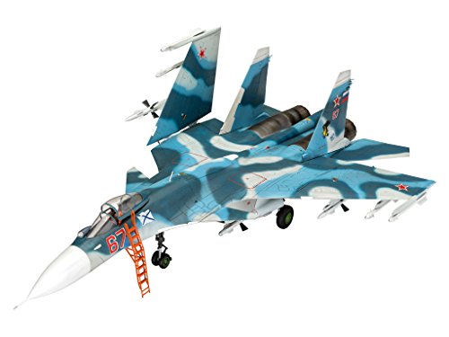 Revell Maqueta de Sukhoi Su-33 Flanker D Marina, Kit Modelo, Escala 1: 72 (03911), Multicolor, 30,0 cm de Largo (3911)