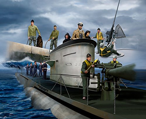 Revell tripulación submarina Alemania Naval, la Segunda Guerra Mundial (Conjunto de Caracteres) en Escala 1:72 51 Figuras (02525)