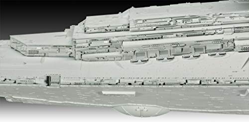 Revell Wars, Imperial Star Destroyer-Technik, con luz y Sonido, Escala 1:2700 Kit di modellismo, Color Blanco (00456)