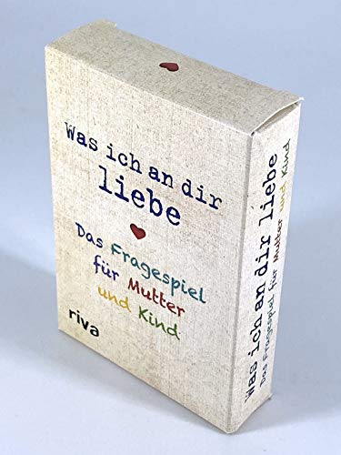 riva Verlag 9783742310439 Was ich an Dir Liebe - Juego de Preguntas para Madre y niño, Color Beige