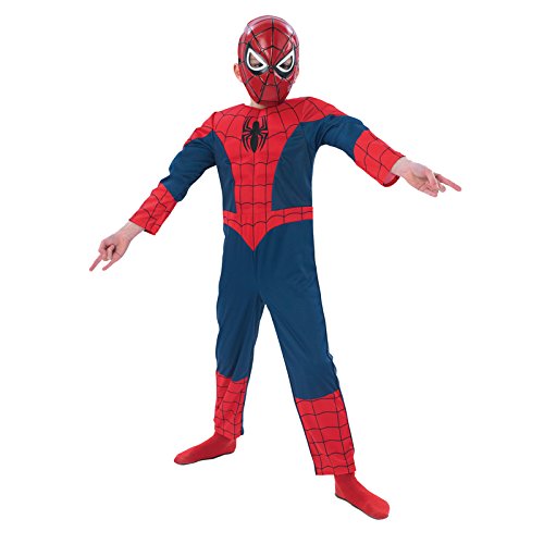 Rubbies - Disfraz de Spiderman para niño, talla S (3-4 años) (886920S)