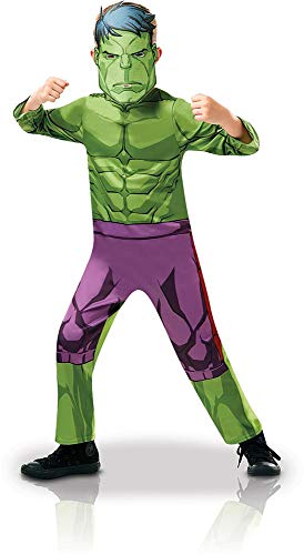 Rubie's 640838TODD - Disfraz de los Vengadores de Marvel Hulk Classic para niños de 98 cm de altura, 2 a 3 años , color/modelo surtido