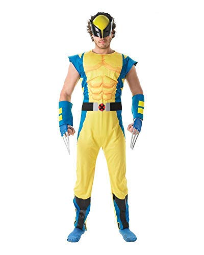 Rubie's 887397XL Disfraz oficial de Marvel Wolverine de lujo, para hombre, XL