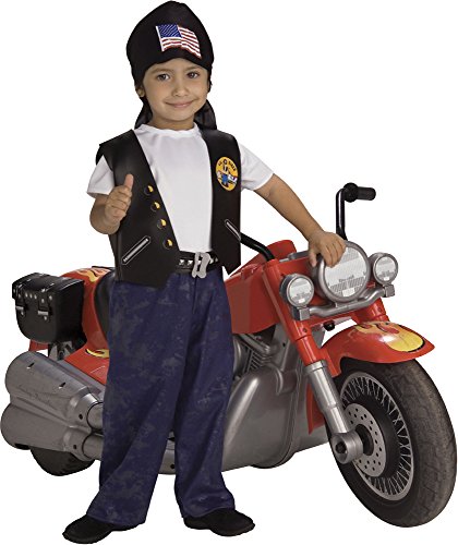 Rubie's - Disfraz de Motorista para niños, infantil talla 1-2 años (885629-T)
