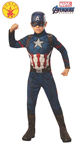Rubie's - Disfraz oficial de los Vengadores del Capitán América, talla Large - 8-10 años