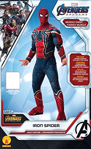 Rubies Disfraz Oficial de Los Vengadores Iron Spider, Spiderman Deluxe para Hombre Adulto