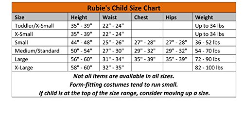 Rubie's - Disfraz oficial de Star Wars para niña de Disney, para niños de 5 a 7 años
