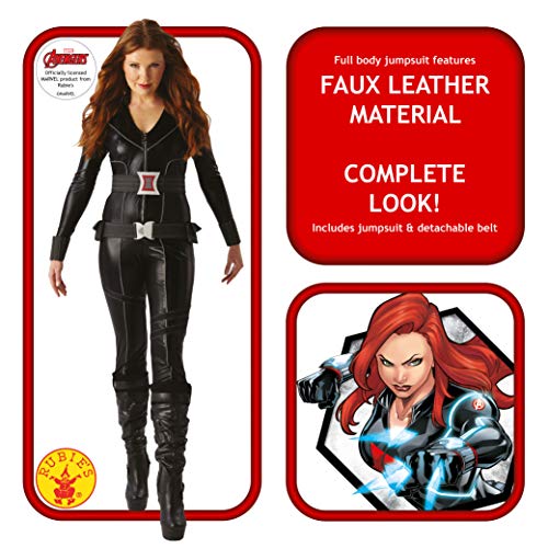 Rubies - Disfraz Oficial de Viuda Negra de Marvel para Mujer Adulta - Talla pequeña