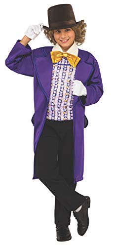 Rubie's - Disfraz oficial de Willy Wonka y The Chocolate Factory para niños