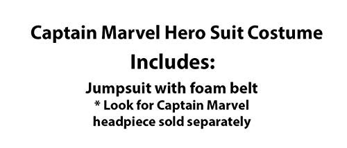 Rubies - Disfraz Oficial del Capitán Marvel Hero para Mujer