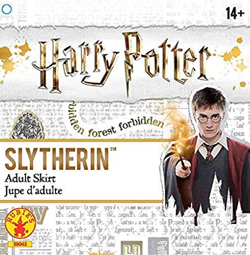 Rubies Falda oficial de Harry Potter Slytherin para adultos, talla única a partir de 14 años.