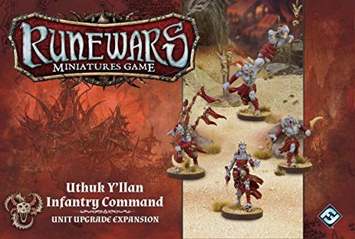 Runewars Miniature Game: Uthuk - Y'llan Infantry Command Unit Expansion