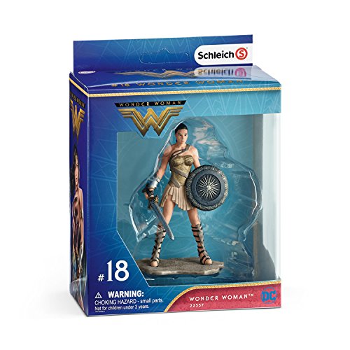 Schleich DC Comics - Figura Superheroína Wonder Woman, 18,5 cm