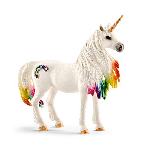 Schleich- Figura de Unicornio arcoíris, Yegua, 18cm