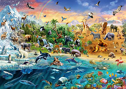 Schmidt Animal Kingdom-Puzzle (1000 Piezas), Multicolor (SCH58324)
