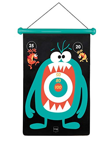 Scratch Dardos Monster magnéticamente 70 x 36 cm, diseño de Doble Cara