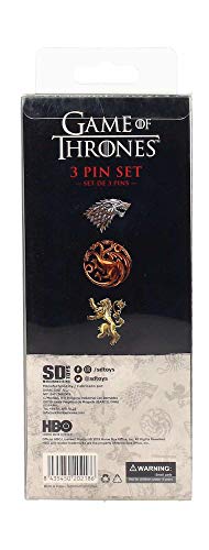 SD toys- Emblemas Casas Set 3 Pins Metalicos Game of Thrones (SDTHBO20218)