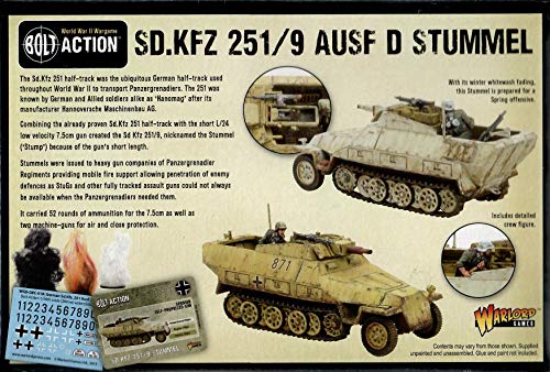 SD.KFZ 251/9 Ausf D (Stummel) Half-Track SW