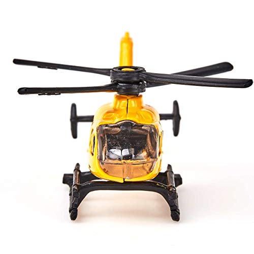 SIKU 0856, Helicóptero de rescate, Metal/Plástico, Amarillo, Rotores giratorios