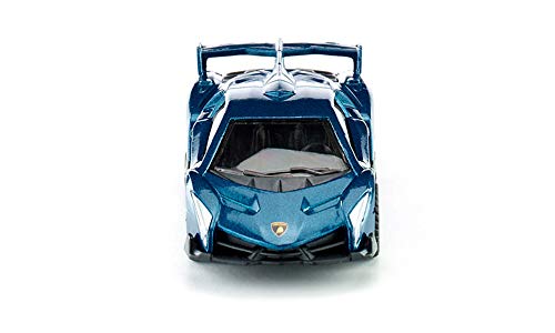 SIKU 1485, Lamborghini Veneno, Metal/Plástico, Vehículo de juguete para niños, Azul oscuro, Ruedas de goma