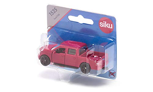 SIKU 1535, Ford F150, Rojo, Metal/Plástico, Ruedas de goma, Vehículo de juguete para niños, Apertura de puertas