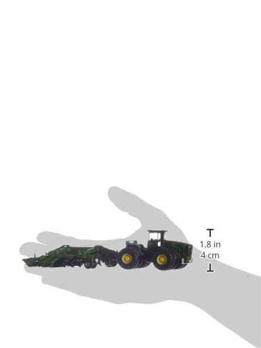 SIKU 1856, Tractor John Deere 9630 con Amazone Centaur, 1:87, Elementos plegables, Metal/Plástico, Verde