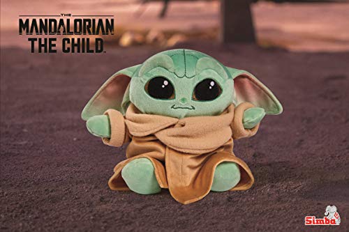 Simba Star Wars The Child-Mandalorian-Baby Yoda Peluche Extra Suave 25 cm, Licencia Oficial Disney 6315875778