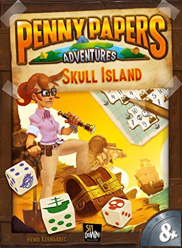 Sitdown Penny Papers Adventures: Skull Island - Deutsch English Francais Nederlands