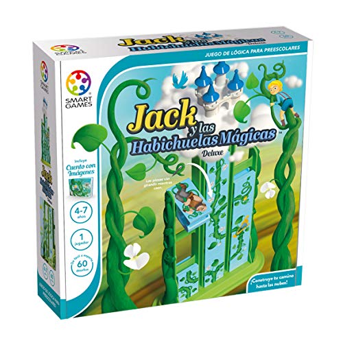 smart games SG026ES Jack y Las habichuelas mágicas smart games Juego Educativo niño, Juegos para niños 4 años, Juegos de ingenio 3D para Edad Preescolar