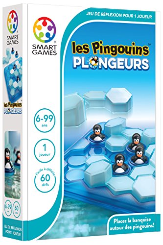 SmartGames - SG 431 ES - Pingüinos de buceo - Juego de rompecabezas y colocación