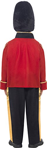 Smiffys-26859S Disfraz de Guardia Alto, con Top, Pantalones y Gorro, Color Rojo, S-Edad 4-6 años (Smiffy'S 26859S)