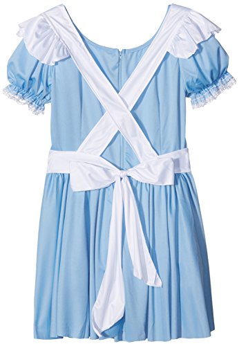 Smiffys-39474S Disfraz de Nina baraja de Cartas, con Vestido, Color Azul, S - EU Tamaño 36-38 (Smiffy'S 39474S)
