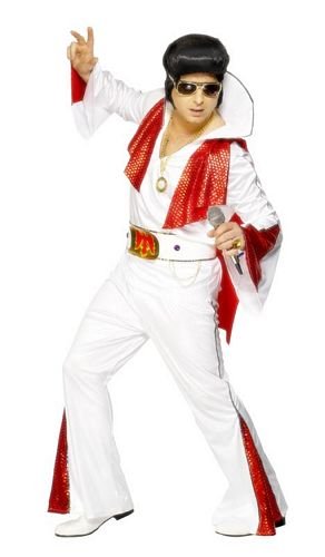 Smiffy's - Disfraz de Elvis para hombre, talla M (29151M)