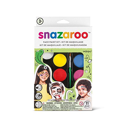 Snazaroo kit de pintura facial, maquillaje fiesta “Arcoíris”
