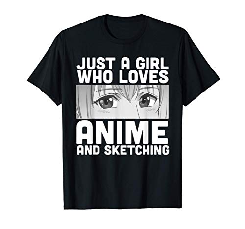 Solo una chica que ama el anime y los dibujos Camiseta