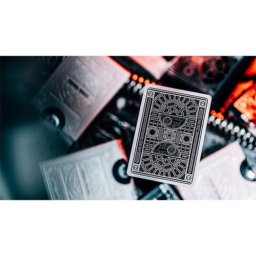 SOLOMAGIA Star Wars Dark Side Silver Edition Playing Cards (Graphite Grey) by theory11