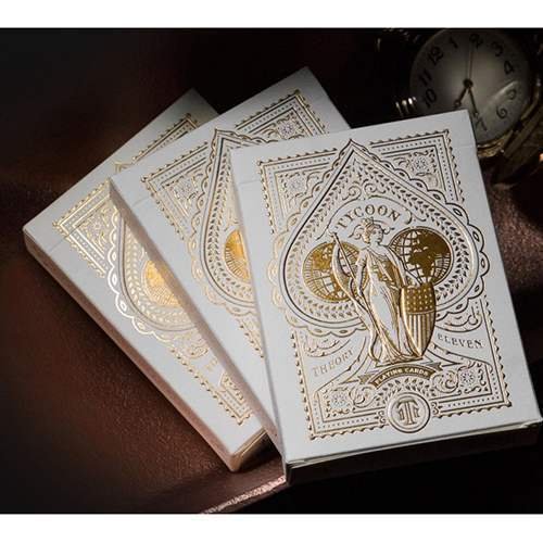 SOLOMAGIA Tycoon Ivory Playing Cards by Theory 11 - Tours et Magie Magique