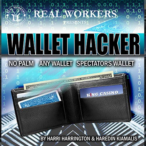 SOLOMAGIA Wallet Hacker Blue (Gimmicks and Online Instruction) by Joel Dickinson