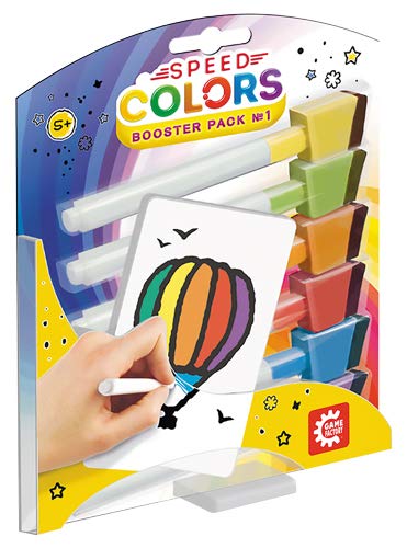 Speed Colors Booster Pack - Juego de Tarjetas de expansión y lápices de Recambio